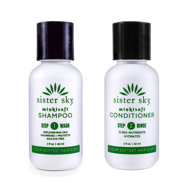 Minkisoft Mini Shampoo and Conditioner Set