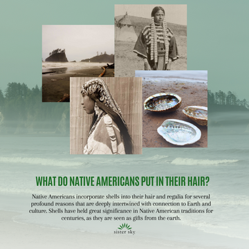 What Do Native Americans Put in Their Hair?