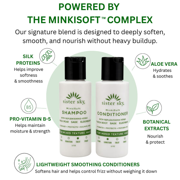 MinkiSoft Softening Hair Care Duo
