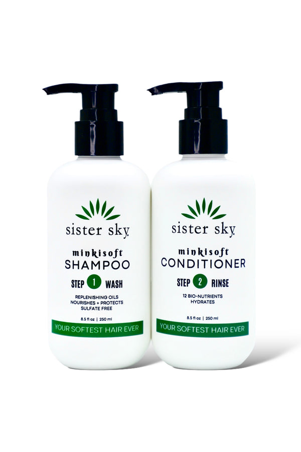 Minkisoft by Sister Sky Shampoo and Conditioner Set