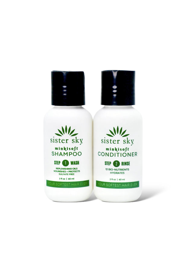 Minkisoft Mini Shampoo and Conditioner Set