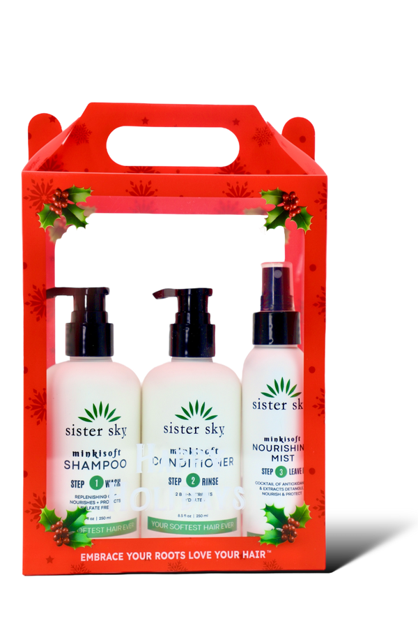 Holiday Box 2024 Shampoo, Conditioner, and Nourishing Mist