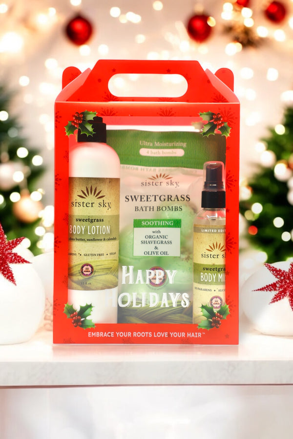 *Arrives before Christmas* Holiday Box 2024 Sweetgrass Set