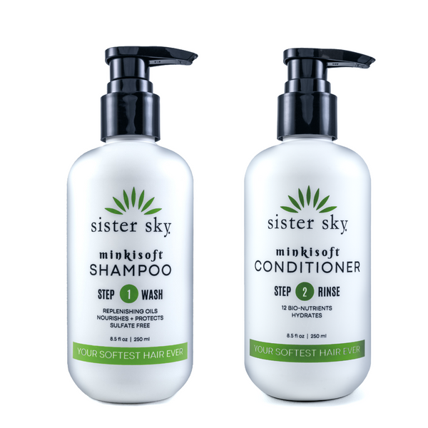 Minkisoft by Sister Sky Shampoo and Conditioner Set