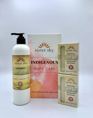 Sweetgrass Body Care Gift Set (Lotion+Soap Bars)